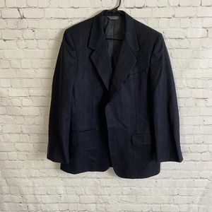 Gieves & Hawkes Wool Savile Row London Prince Of Wales Suit Jacket Men 42